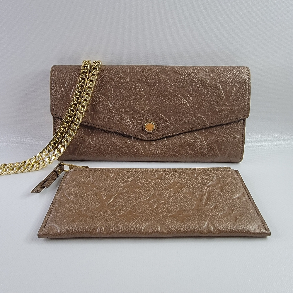 LOUIS VUITTON CurieuseMonogram Empreinte  Leather Long Wallet